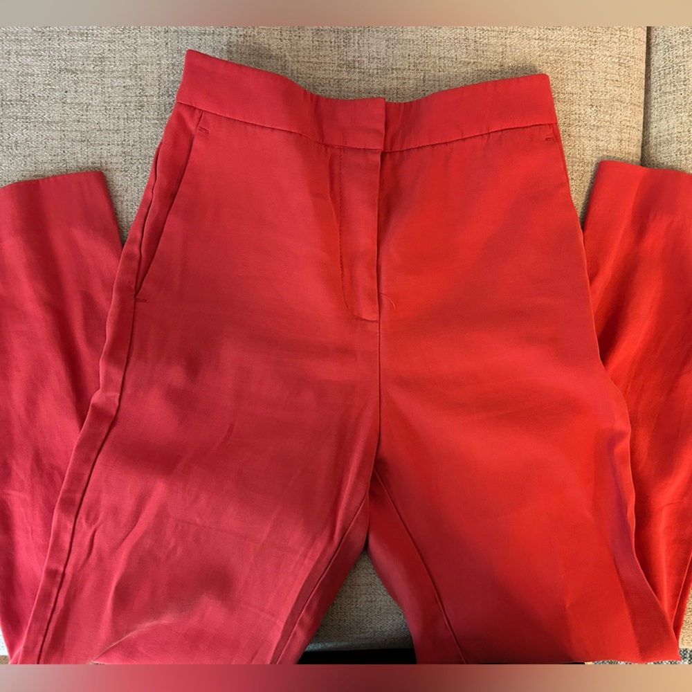 Mango red lyoncell pants